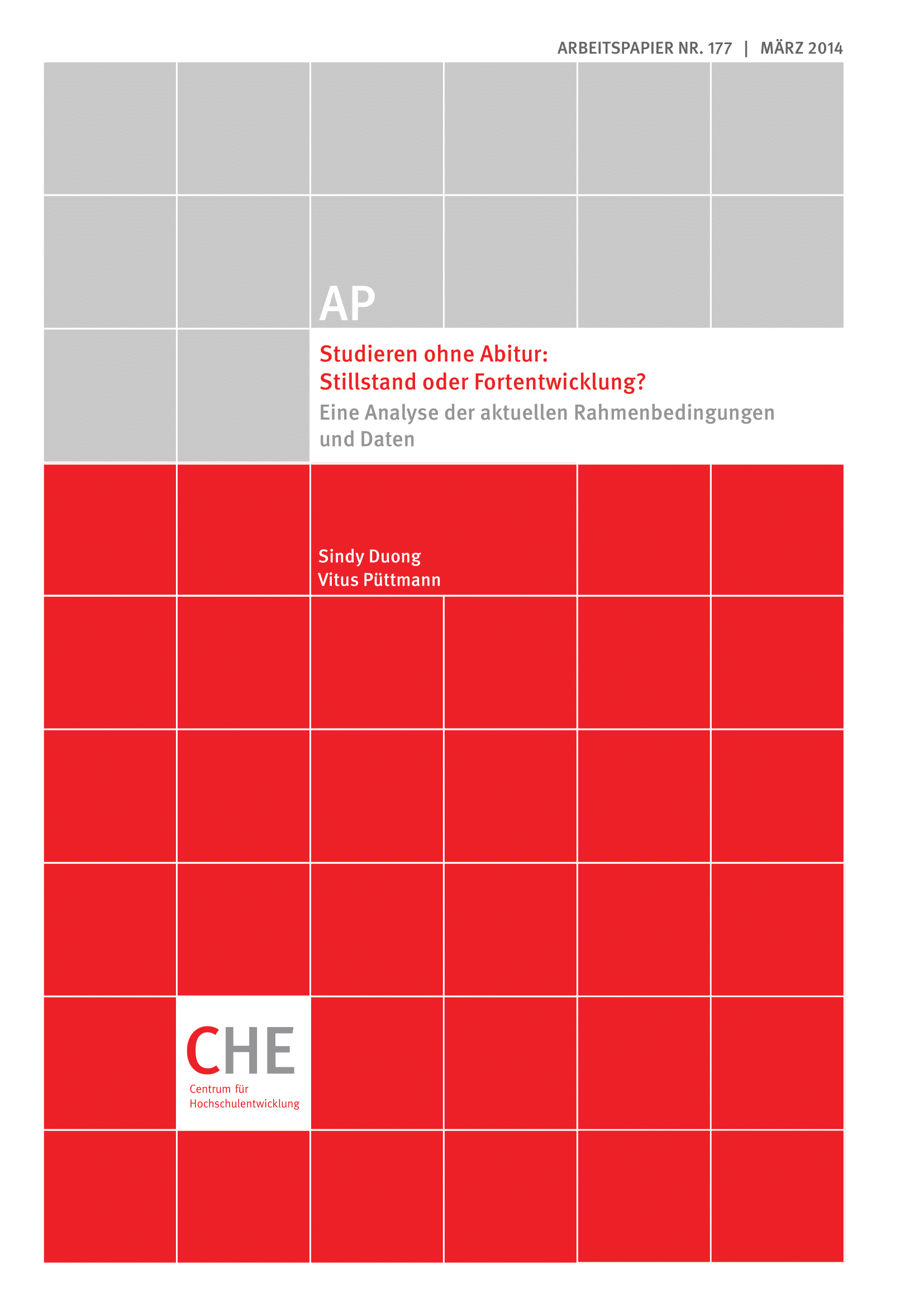Studieren ohne Abitur: Stillstand oder Fortentwicklung? PDF-Cover